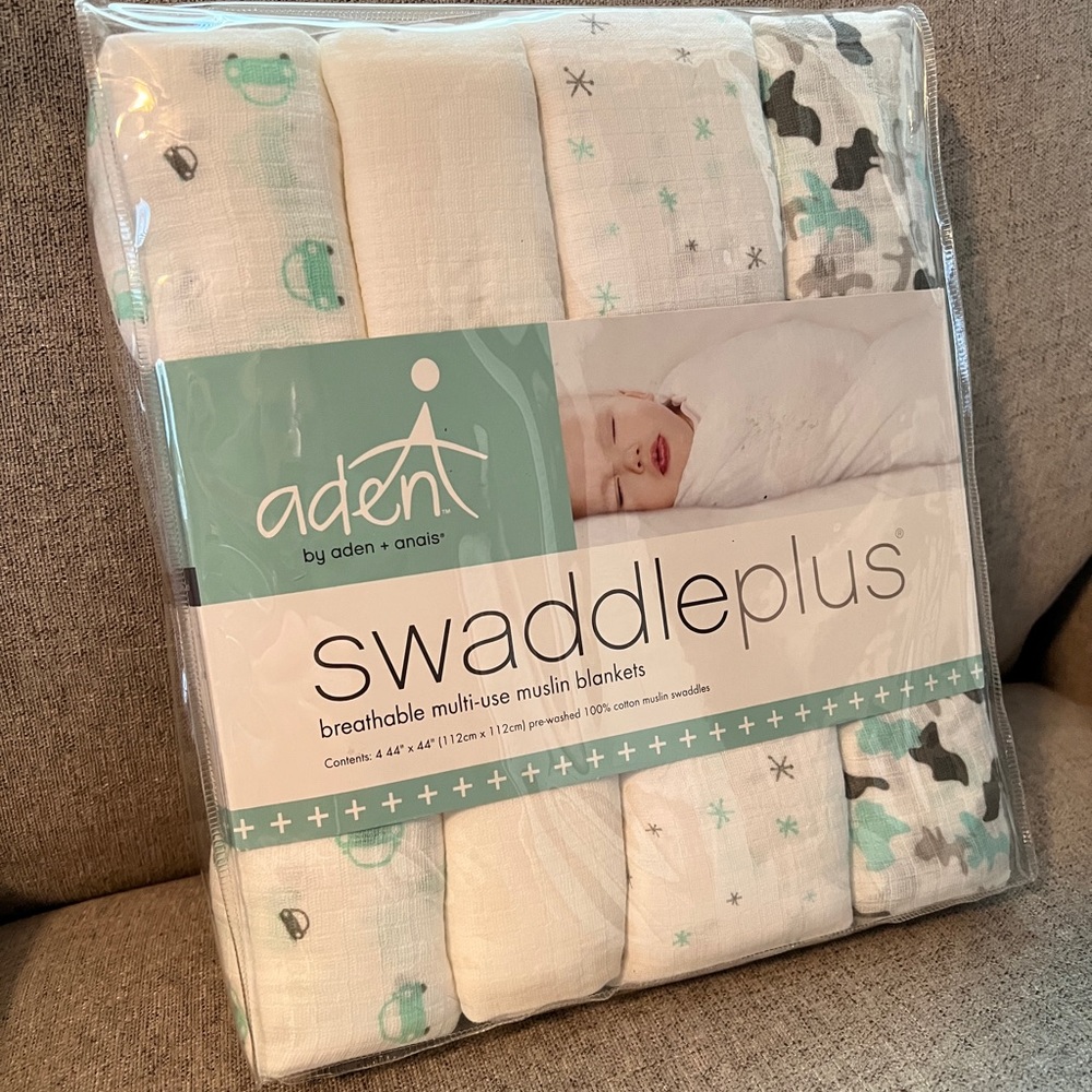 Aden and Anais swaddle blankets